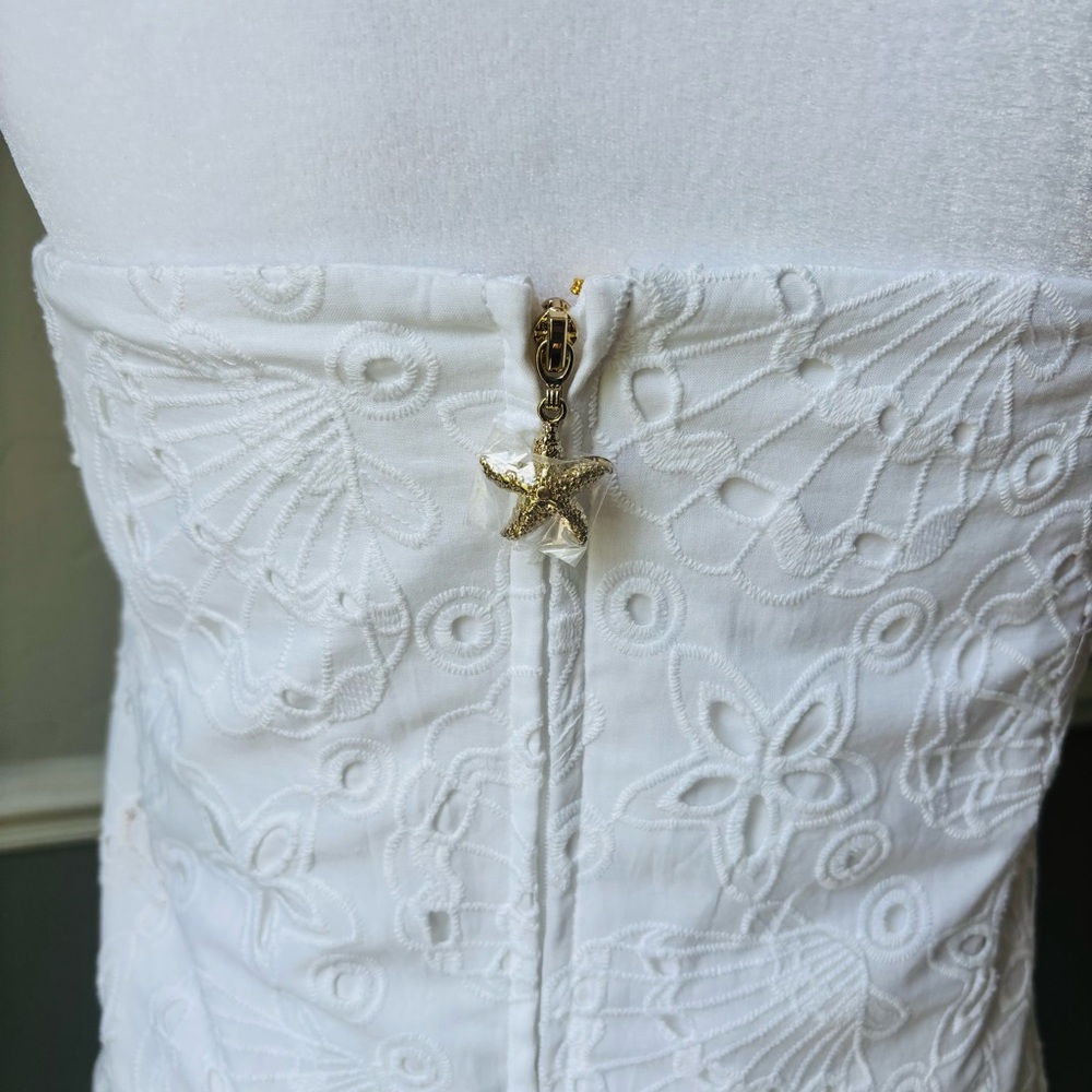 Lilly Pulitzer Adorie White Strapless Dress - Picture 6 of 10